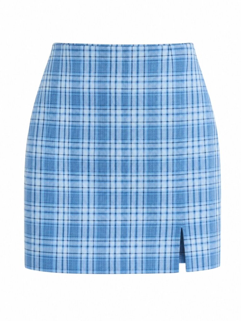 🪩 2/20 John Galt Brandy Melville Blue Plaid Mini Skirt Fits Like Small